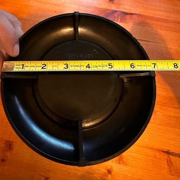 Vintage P. M. Inc. Lewis P Weil Flower Frog Arrangement Glass Globe - Picture 9 of 9